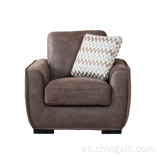 El sofá seccional fija los muebles del sofá de la sala de estar de una plaza